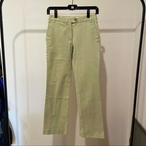 EUC Talbots Light Green Straight Leg Pants